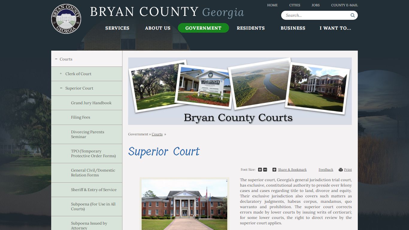 Superior Court | Bryan County